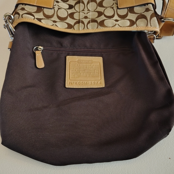 Coach Canvas And Leather Shoulder Bag - Picture 7 of 11